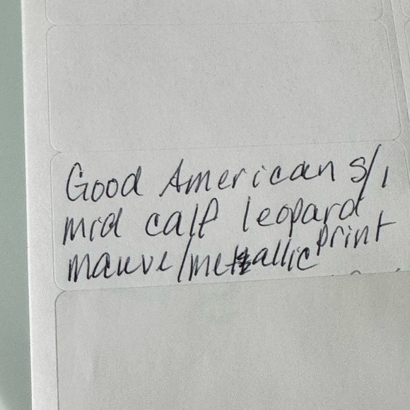 Good American size 1 metallic mid calf - Picture 5 of 6